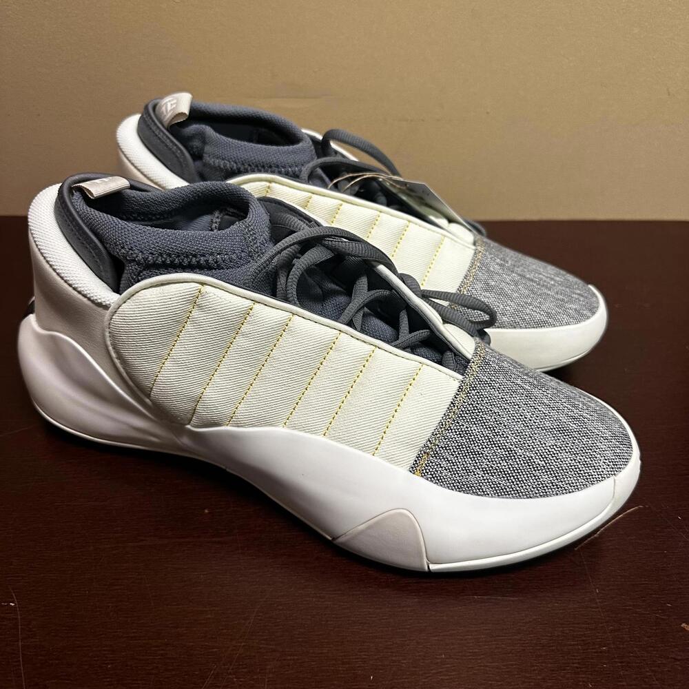 Adidas Harden Vol. 7 ‘Denim’ White/Cream/Grey BB Shoes (IF5619) Men’s Size 13